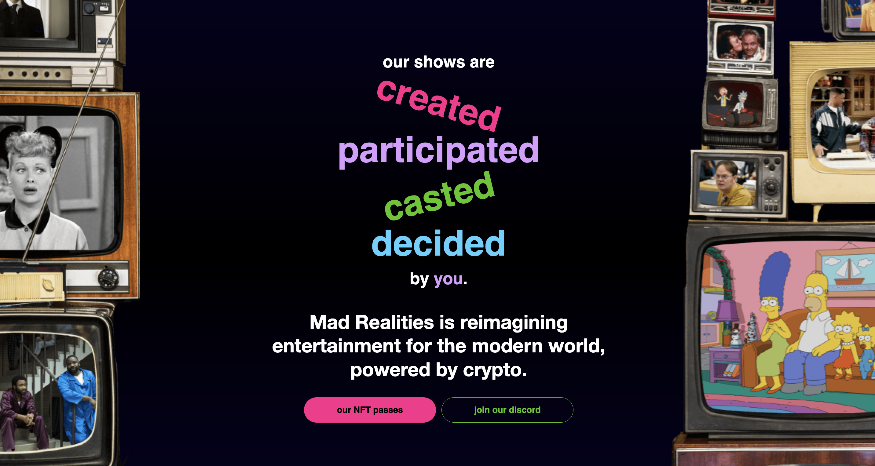 Mad Realities Website